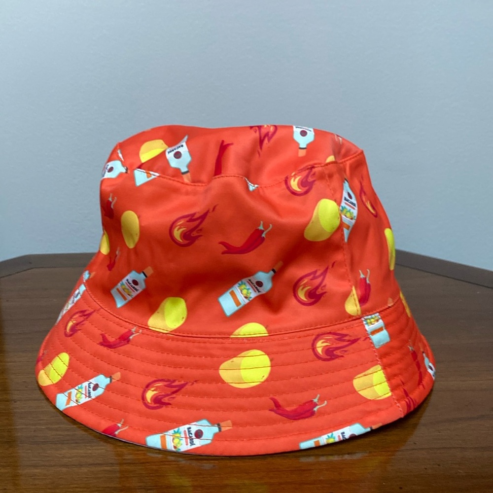 Bacardi reversible mango chili lime bucket hat